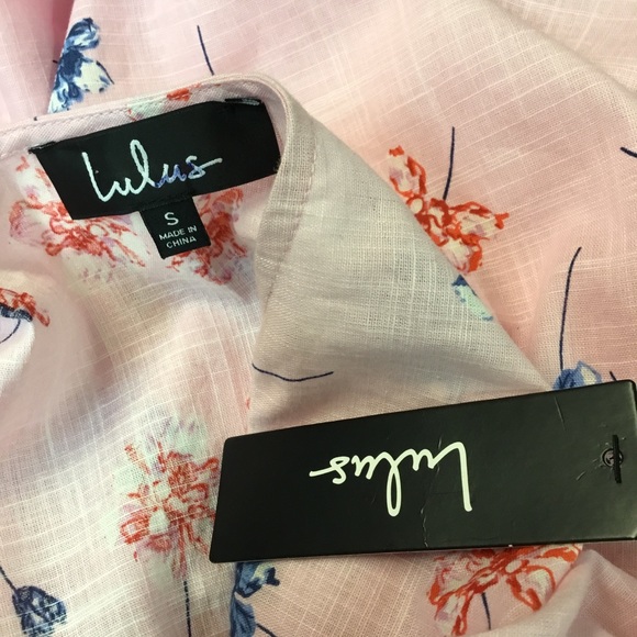 NWT Lulu’s pretty in pink Dress - Picture 7 of 7